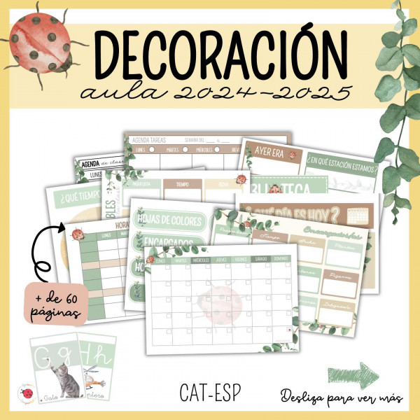 Decoración Clase_Decoració Aula(Català-Castellano)