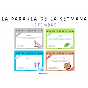 Paraula de la setmana - Setembre II