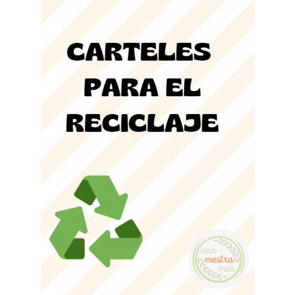 Carteles para el reciclaje