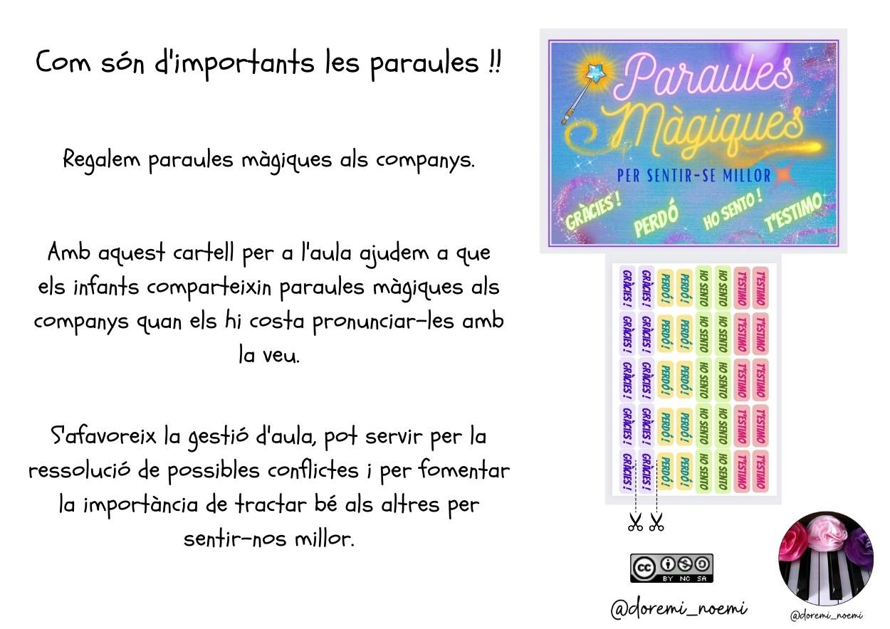 PARAULES MÀGIQUES