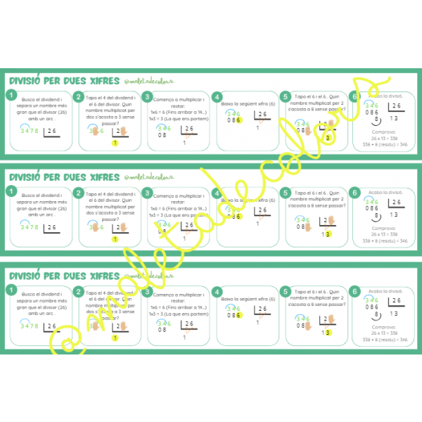 AUTOINSTRUCCIONS DIVISIÓ DUES XIFRES