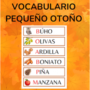 Vocabulario OTOÑO pequeño