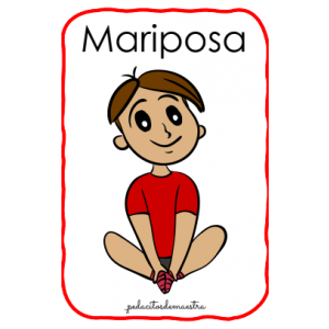 CARTAS YOGA INFANTIL - CAS (Letra imprenta)