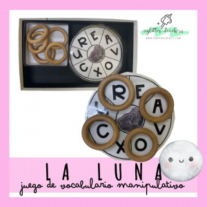 JUEGO VOCABULARIO PROYECTO LUNA MANIPULATIVO