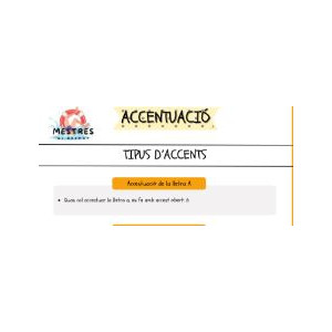 Accentuació