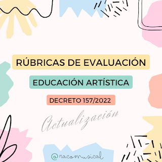 RÚBRICAS EDUCACIÓN ARTÍSTICA (175/2022)