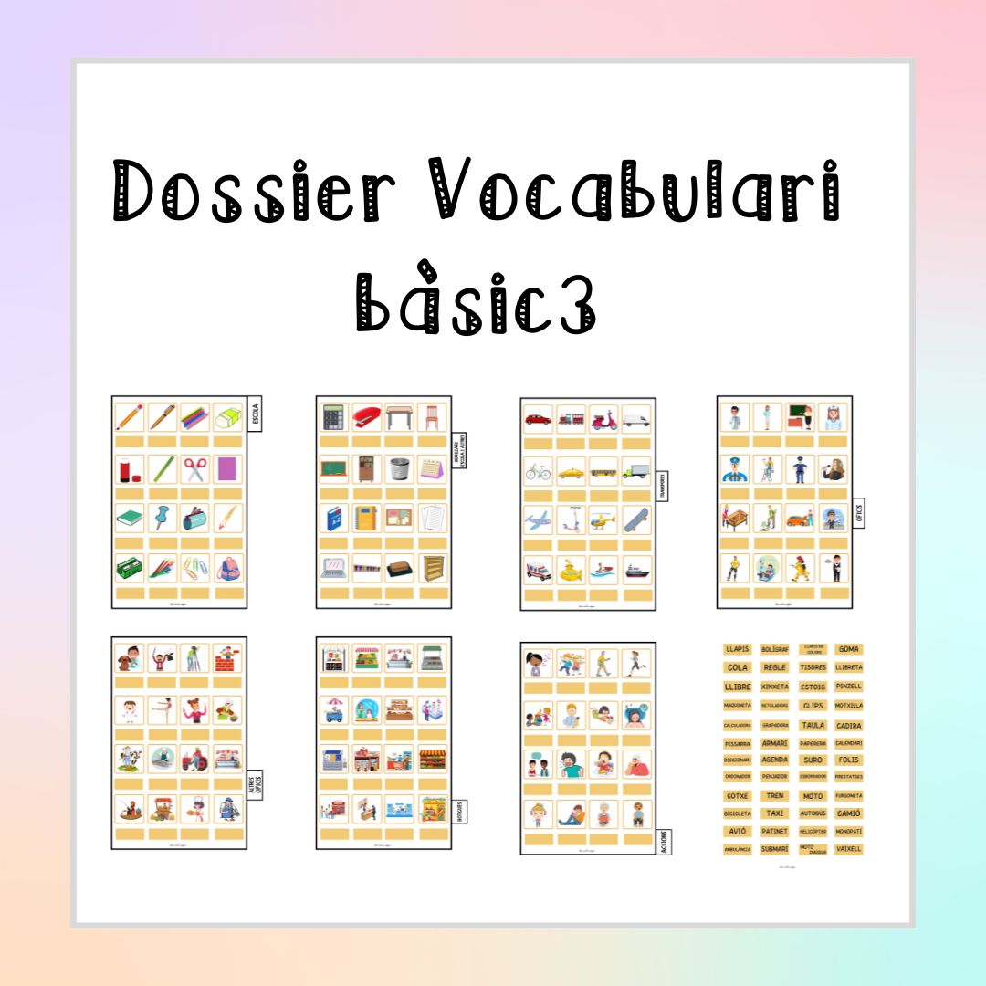 Vocabulari bàsic 3