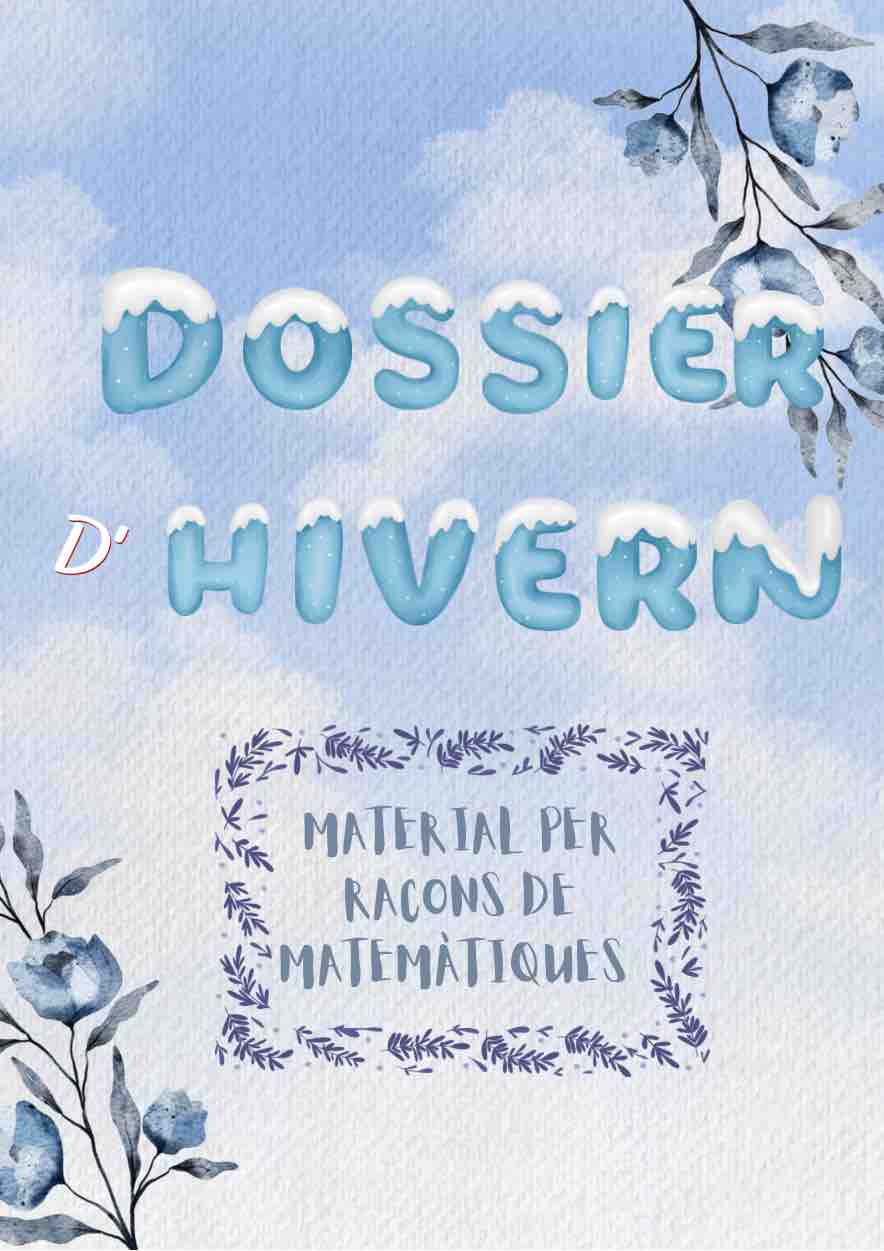 Dossier matemàtiques hivern