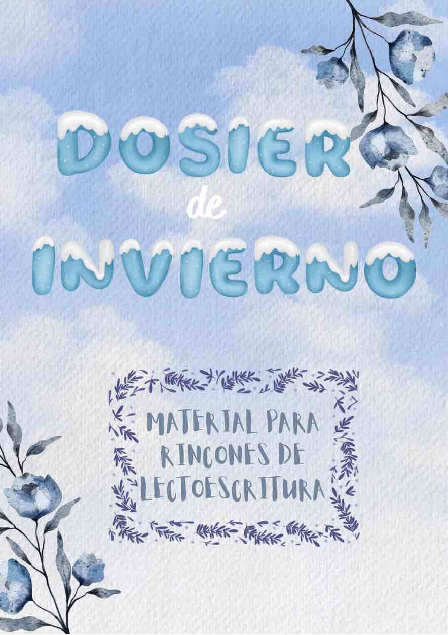 Dosier lectoescritura invierno