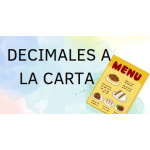 Decimales a la carta