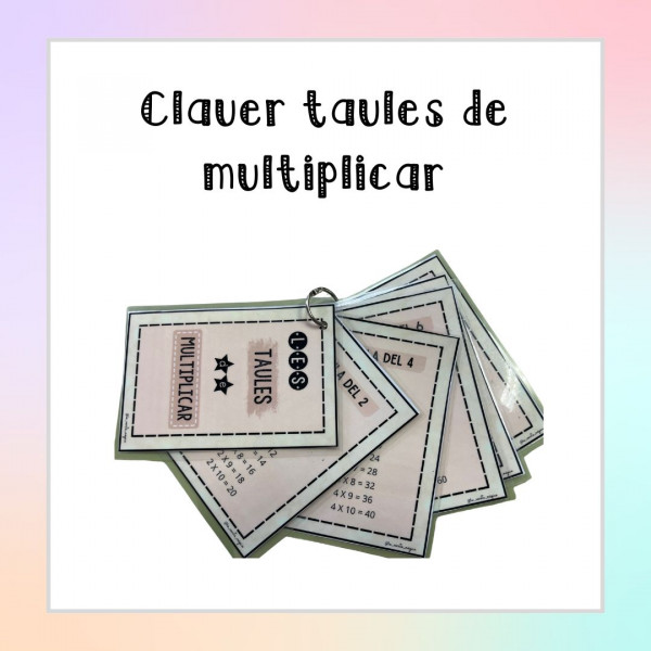 Clauer taules de multiplicar