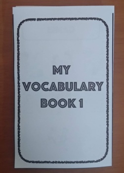 My vocabulary Mini Book 1