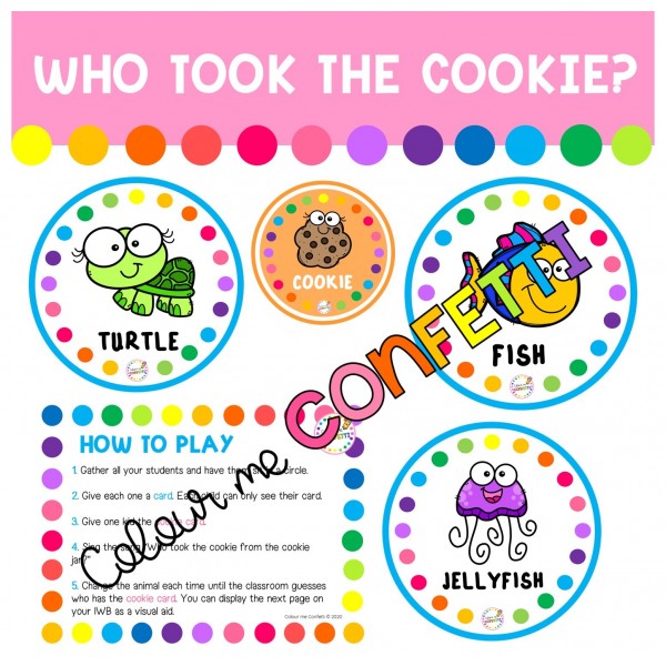 Who Took the Cookie? - Game