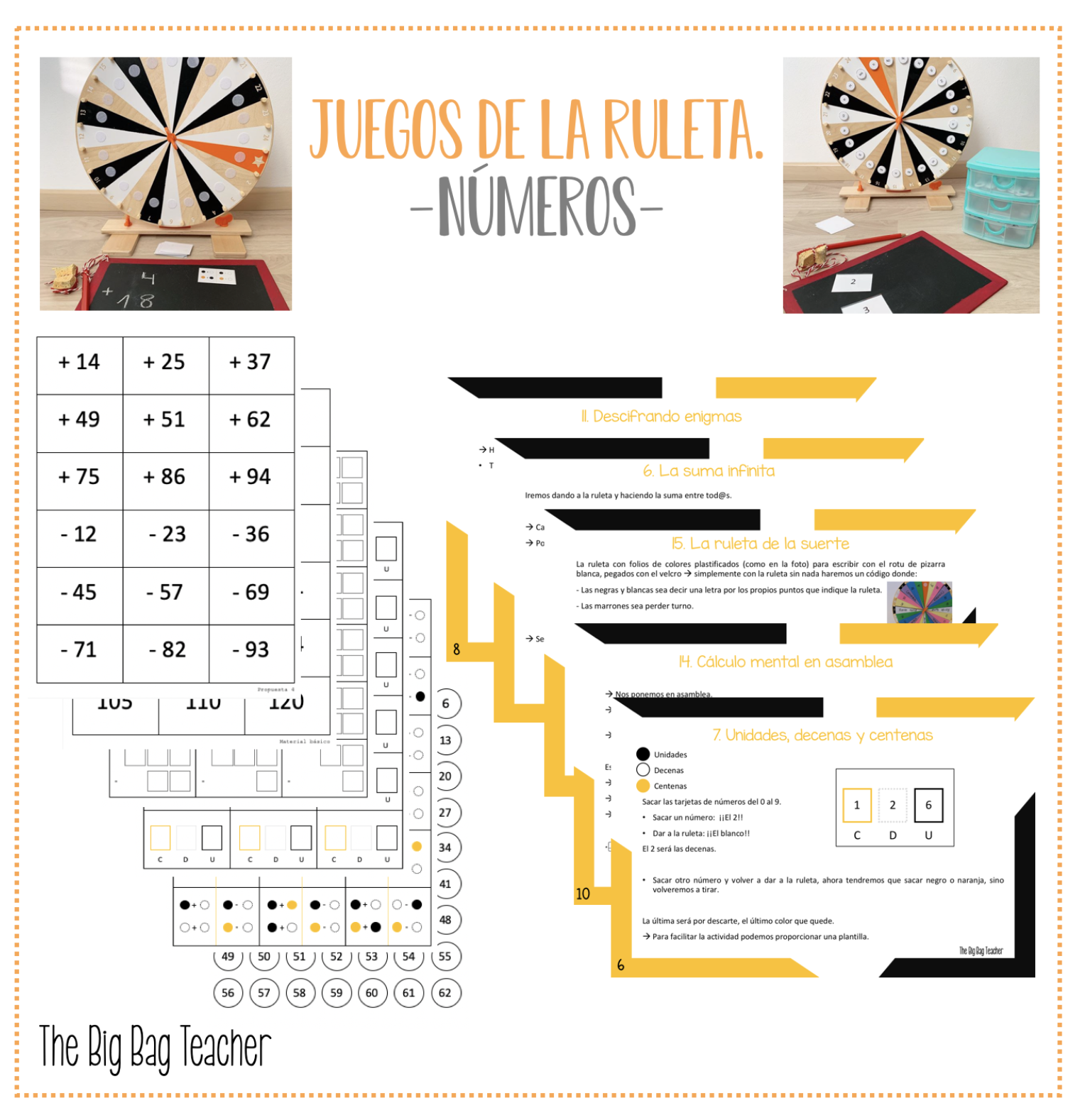 Editable: 12 propuestas para aprender MATES con la ruleta-IKEA (o sin ella).