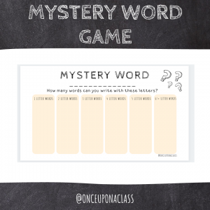 Mystery Word Game