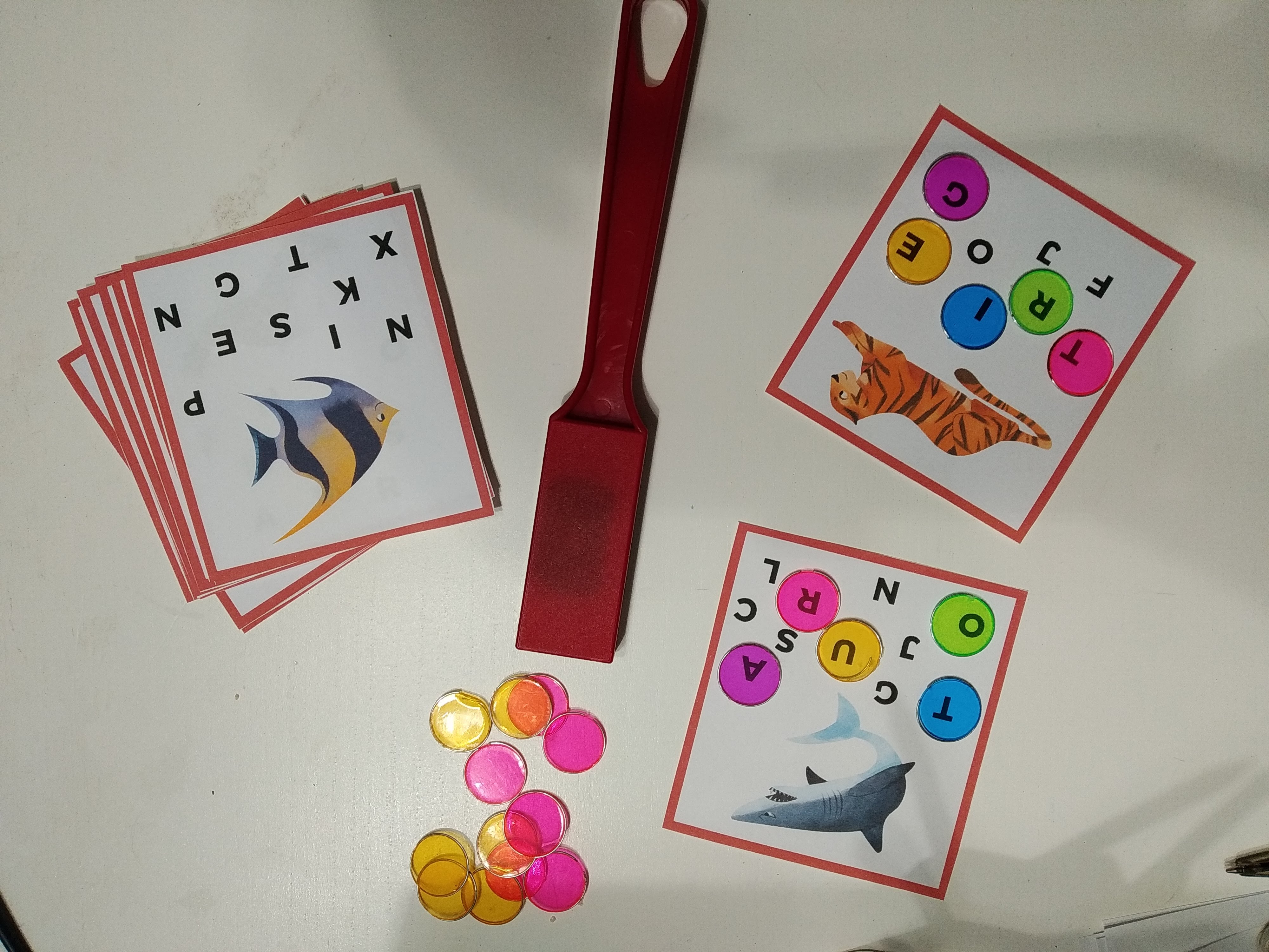 Profes Papel Tijera TROBA LES LLETRES DE L'ANIMAL