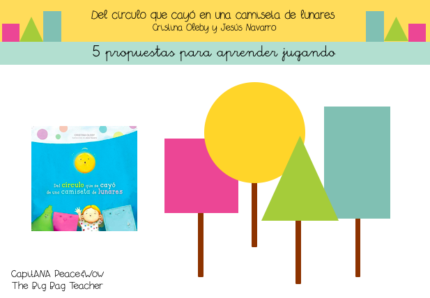 Profes Papel Tijera Del círculo que cayó en una camiseta de lunares - 5 propuestas para aprender ...