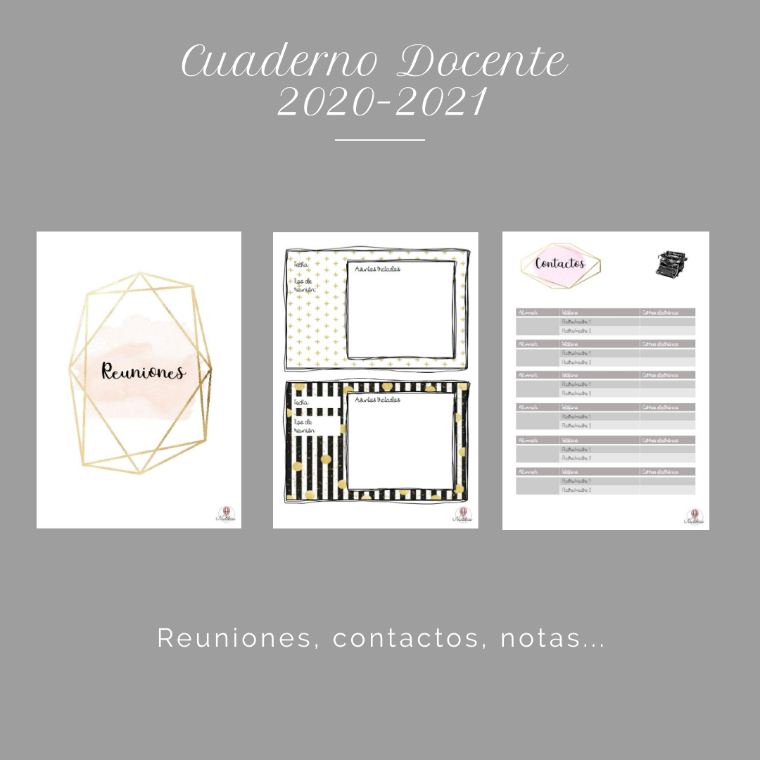 Profes Papel Tijera Cuaderno para docentes