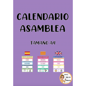 Calendario asablea A4 CAST/CAT/ENG