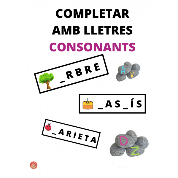 COMPLETAR AMB LLETRES - CONSONANTS
