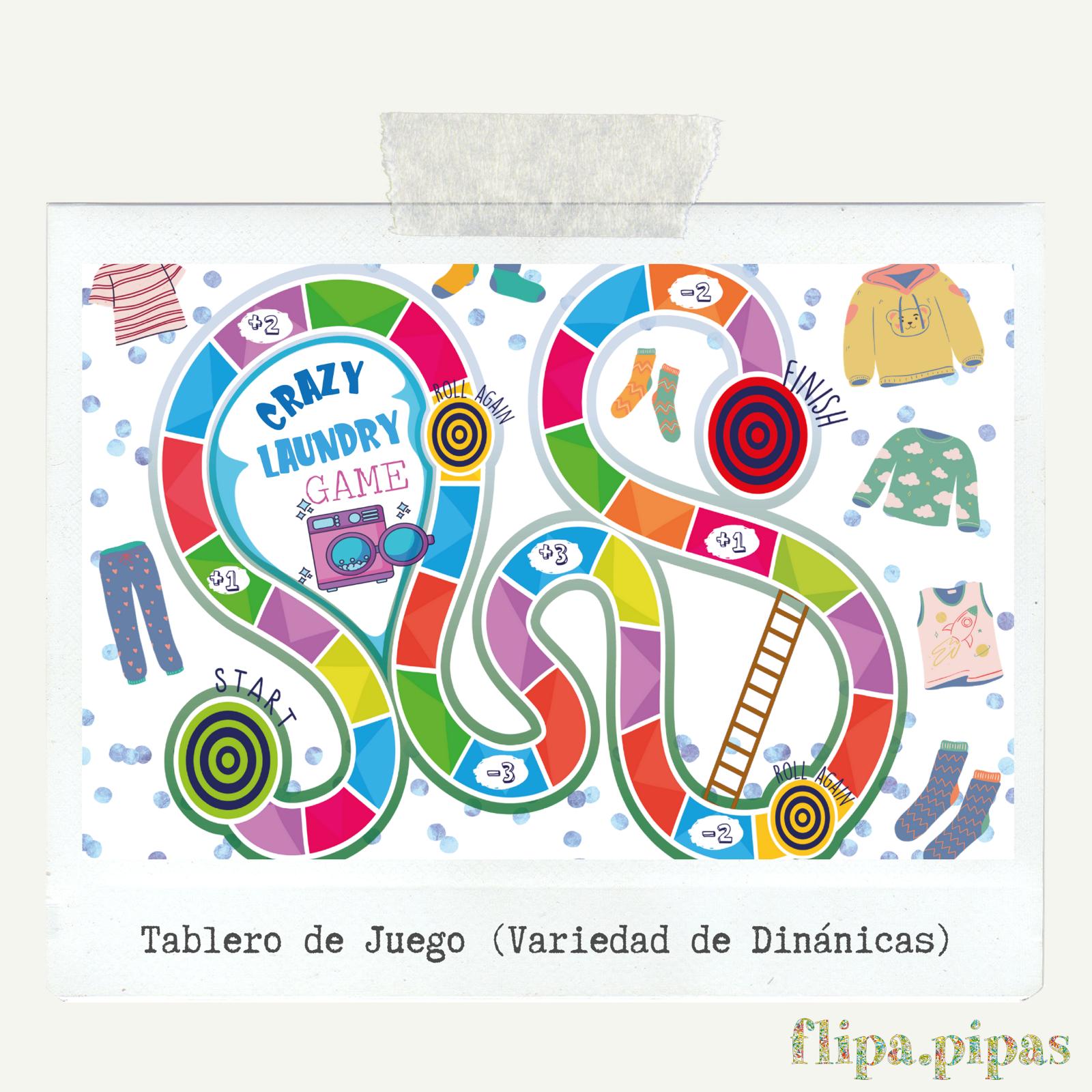 Profes Papel Tijera Crazy Laundry Game. El juego para no parar de reír