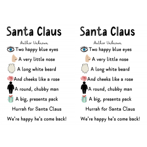 Santa Claus Christmas poem