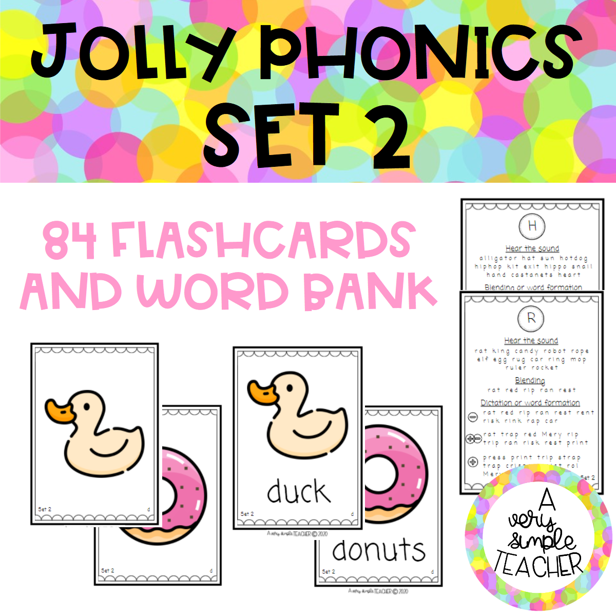 profes-papel-tijera-jolly-phonics-set-2-flashcards-and-word-bank