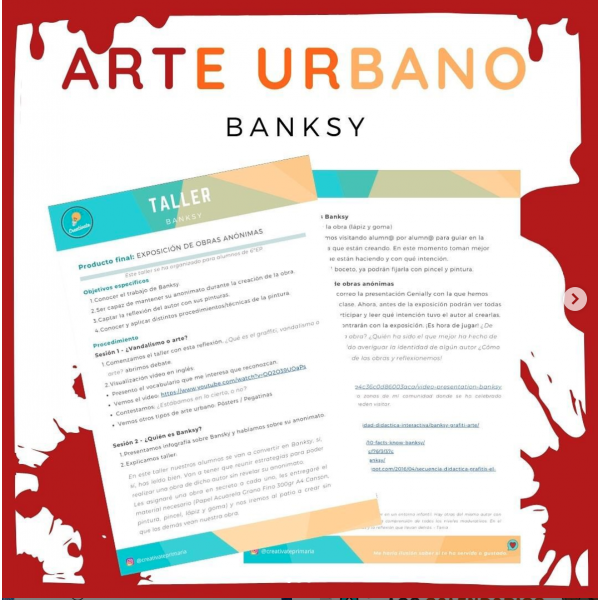 TALLER: ARTE URBANO (BANKSY)