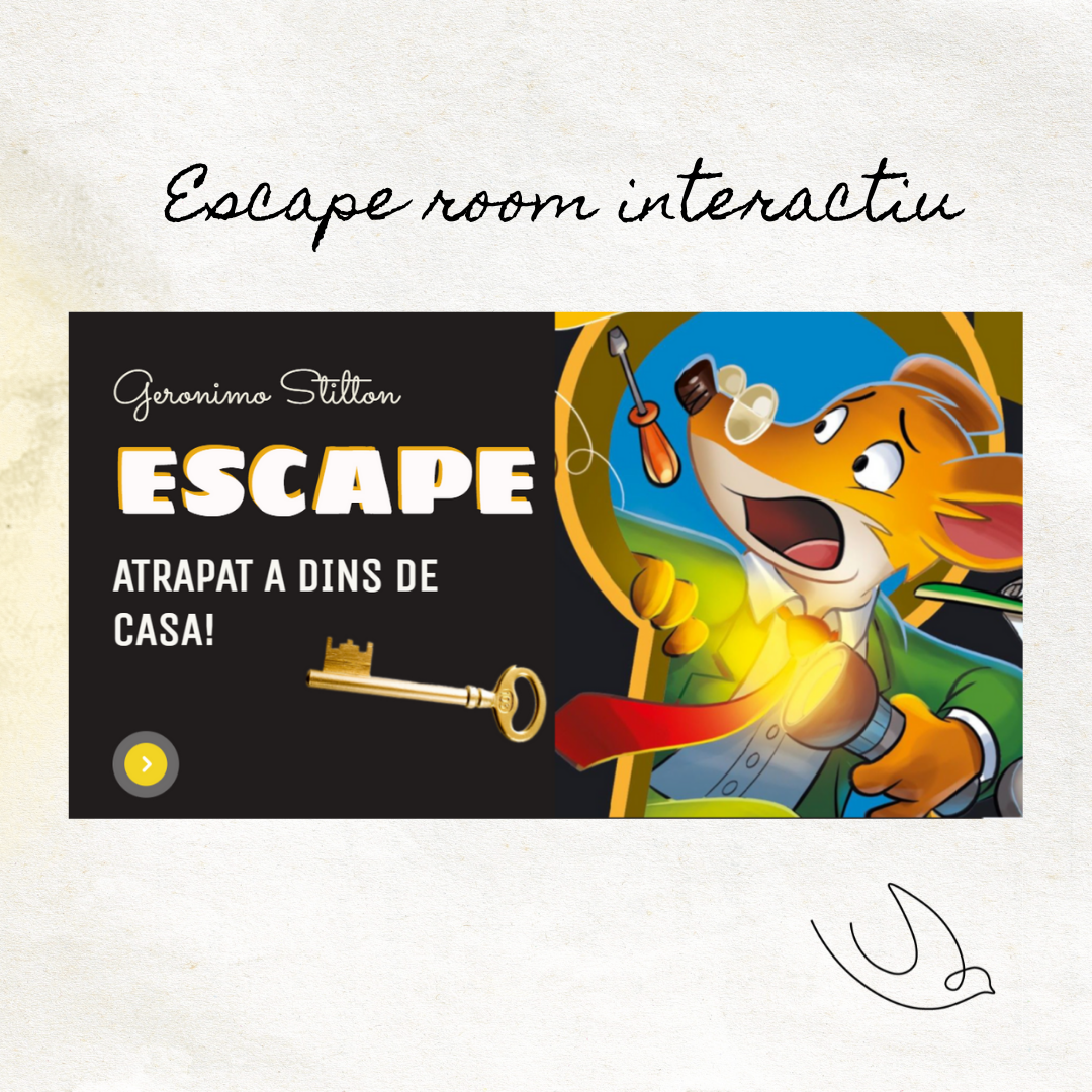 Profes Papel Tijera Escape Room / Genially Geronimo Stilton