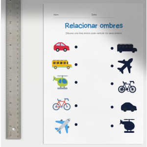 Relacionar: vehicles i colors