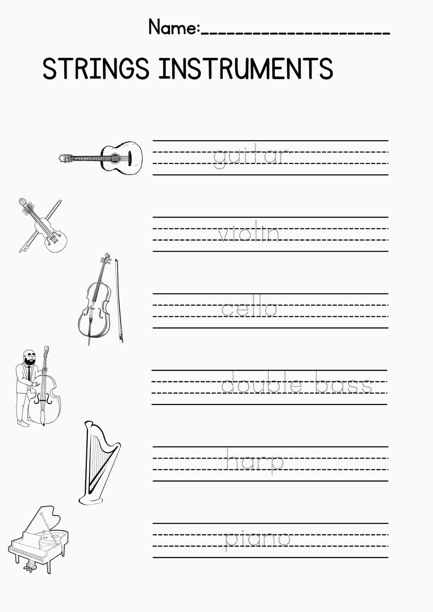 Instruments families