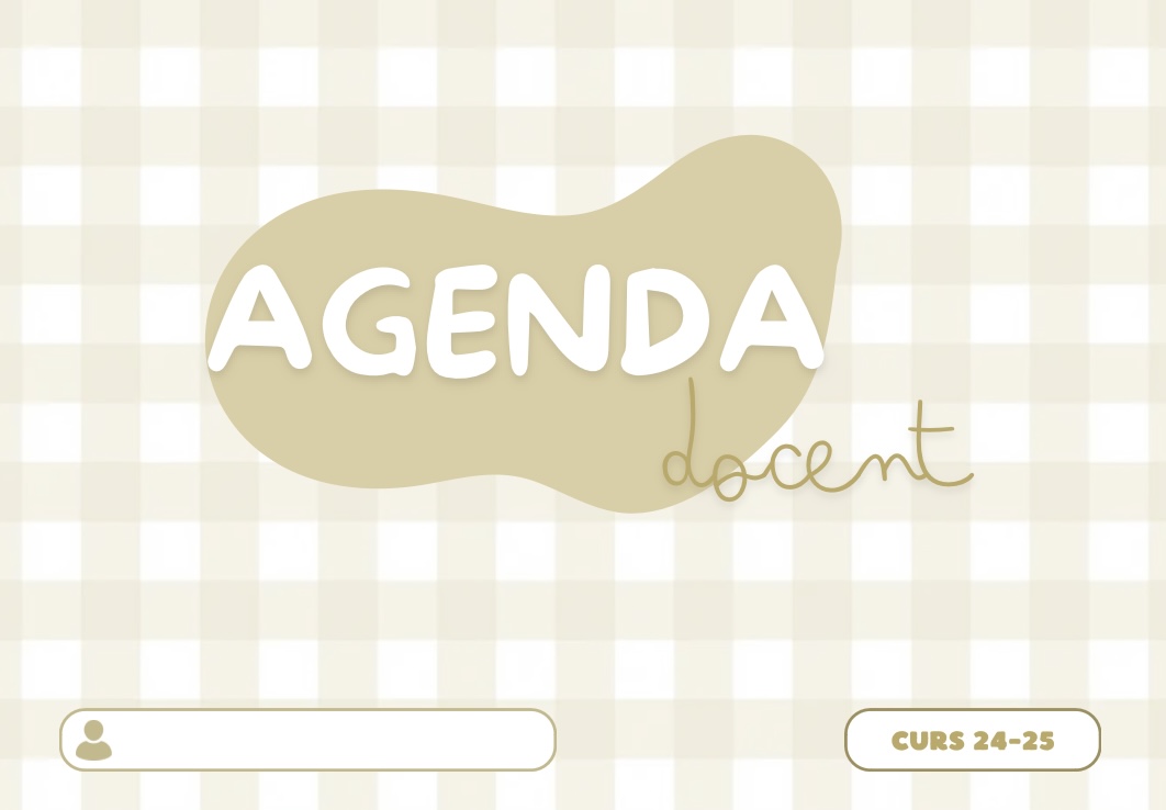 AGENDA DOCENT 24-25