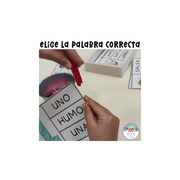 Elige la palabra correcta