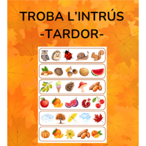 Troba l'intrús TARDOR