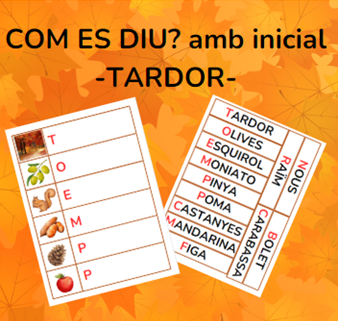 COM ES DIU? - amb inicials - TARDOR