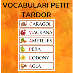 Vocabulari petit TARDOR