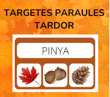 TARGETES PARAULES TARDOR