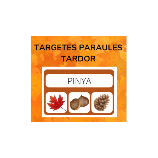 TARGETES PARAULES TARDOR