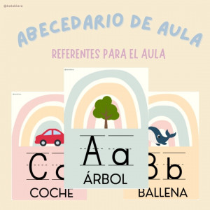 Abecedario de aula (Castellano)