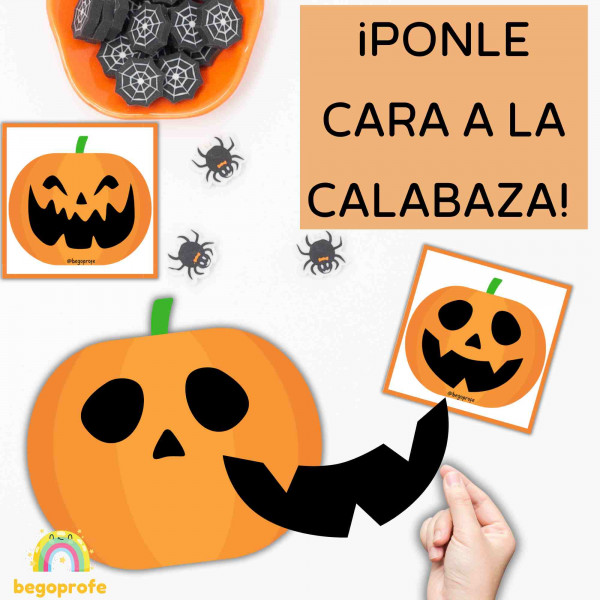 ¡Ponle Cara a la Calabaza! - Actividad para Halloween