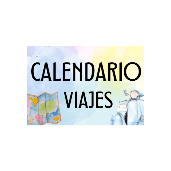 Calendario aula temática viajes