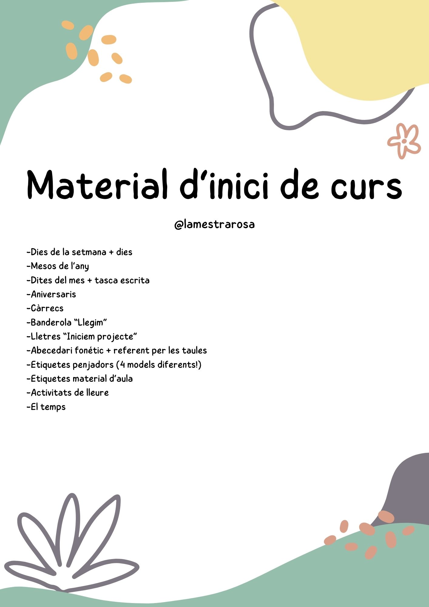 Material d'inici de curs