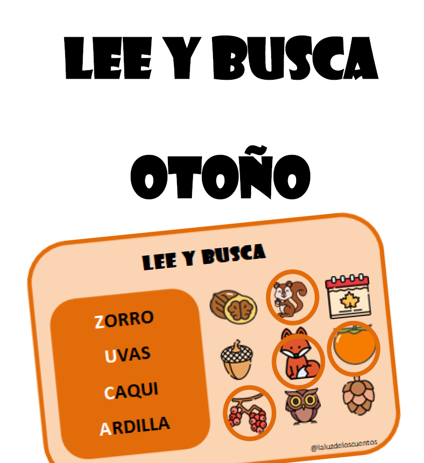 Lee y busca - otoño