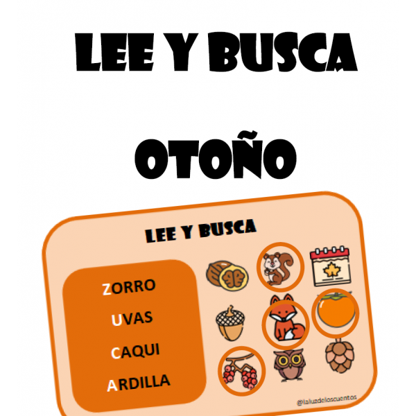 Lee y busca - otoño