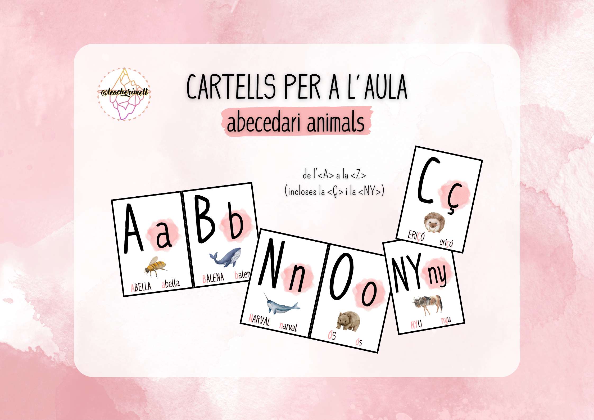 CARTELLS AULA - Abecedari animals