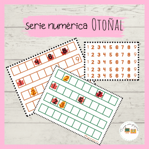 Seriación numérica otoño