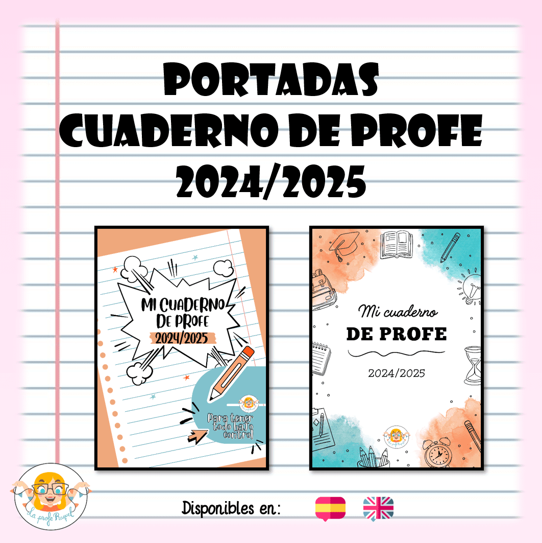 PORTADAS CUADERNO DE PROFE 2024/2025 (CAS-ING)