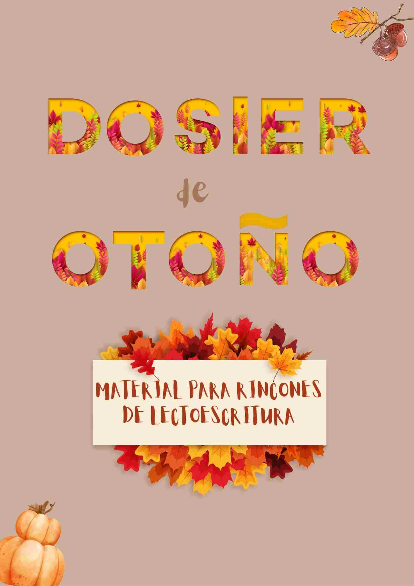 Dosier lectoescritura otoño