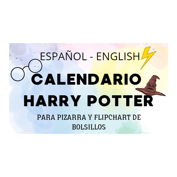 Calendario Harry Potter Español-Inglés