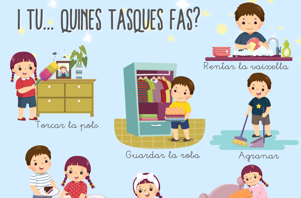 Fitxa sobre tasques de casa